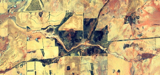 dystopian landscapes, abstract photography of the deserts of Africa from the air. aerial view of desert landscapes, Genre: Abstract Naturalism, from the abstract to the figurative