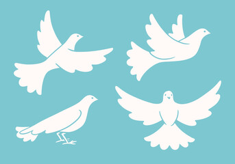 Dove of peace set