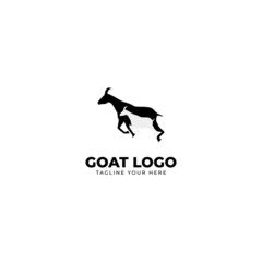 Obraz na płótnie Canvas Goat logo icon illustration design vector template