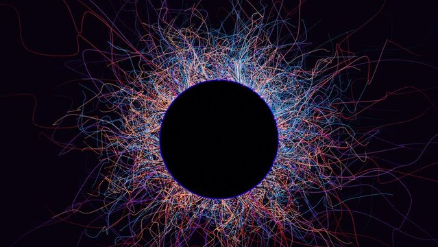 Das zentrale Chat Technologie Universum - 3D 4K Rendering / Video