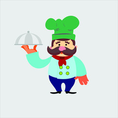 chef with a pot of beer