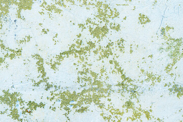 Background of old vintage grunge loft wall with cracked plaster texture.