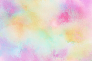Pastel Watercolor Rainbow Background Paper Texture