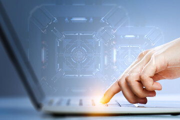 Innovative technologies image . Mixed media