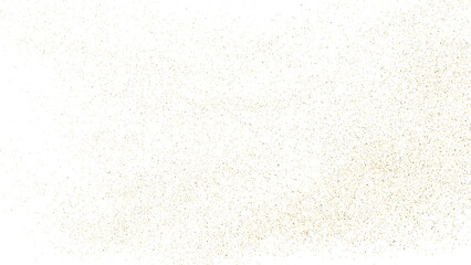 Gold Glitter Texture Isolated on White. Amber Particles Color. Celebratory Background. Golden Explosion of Confetti. Overlay Textured. Digitally Generated Image. Vector Illustration, EPS 10.