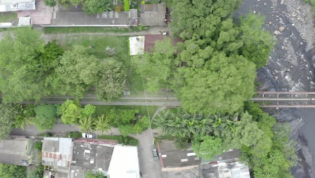 Aerial view of villeta cundinamarca