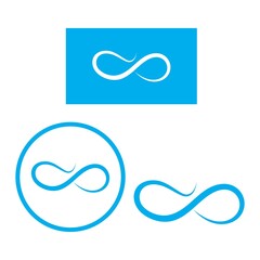Infinity Design Vector icon illustration Logo template symbol