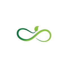 Obraz premium Infinity Design Vector icon illustration Logo template symbol