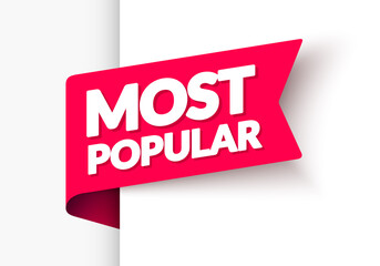 Fototapeta Most Popular Label For Web Shop obraz