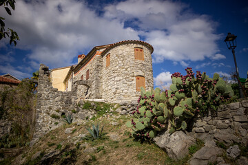 castle in the mountains