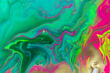 Fluorescent artwork ripple texture for home decoration.