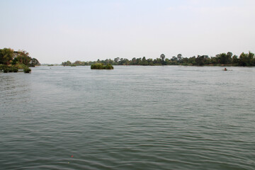 river (mekong ?) in laos 
