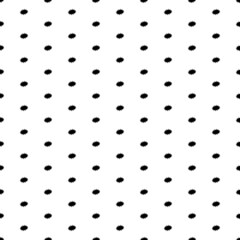 Square seamless background pattern from geometric shapes. The pattern is evenly filled with black explosion symbols. Vector illustration on white background