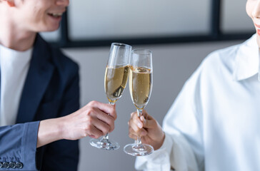 シャンパン ・乾杯