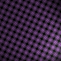 Muster mit abstrakten Kreisen violett