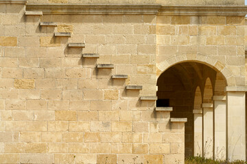 Old abandoned buildings near Otranto, Apulia, Italy