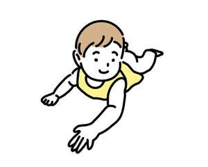 ハイハイが出来る様になった赤ちゃん