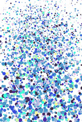 背景素材_カラフルなドット_青