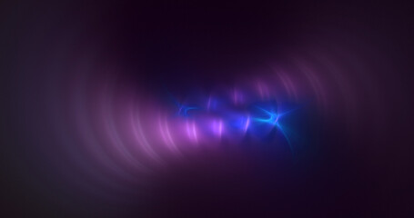 3D rendering abstract colorful fractal light background