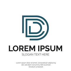 DD Letter Logo Vector Design