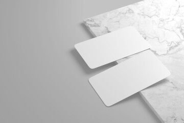 Business Card Mockup Round Corners