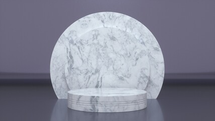 Mock up winner podium