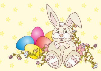 Easter spring bunny rabbit