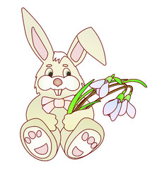 Easter spring bunny rabbit