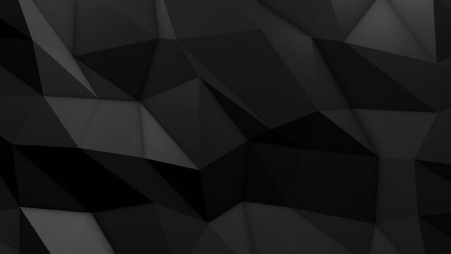 Elegant low poly geometric background Loop