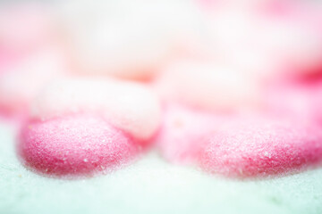Extreme macro of glazed gingerbread cookie