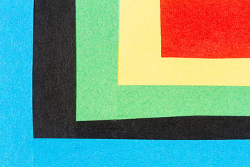 Multicolor background from a paper of different colors