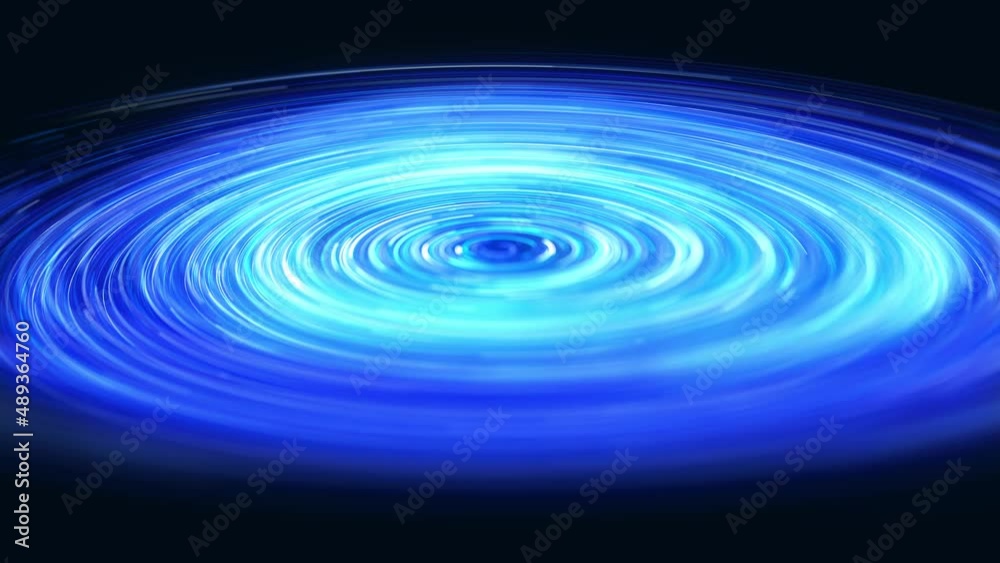Wall mural abstract cylinder lines flowing background loop/ 4k animation of an abstract wallpaper technology ba