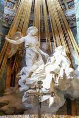 聖テレジアの法悦 サンタ・マリア・デッラ・ヴィットリア教会  Chiesa di Santa Maria della Vittoria (イタリア ローマ)
