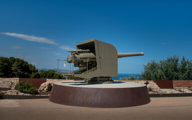 Anti-Air turret/cannon in Barcelona, Spain