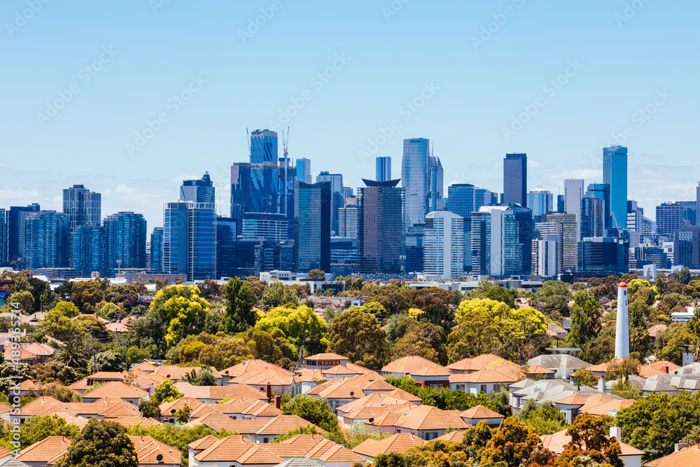 Wall mural View of Melbourne Victoria Australia