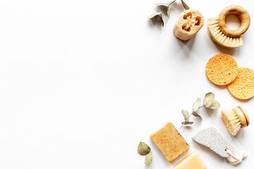 Zero waste accessories for massage and bath, spa products