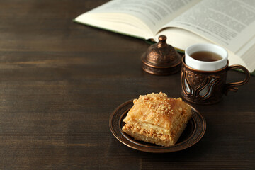 Concept of Ramadan Kareem, space for text