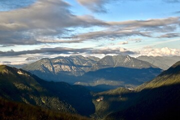 Fototapeta premium Vue panoramique des Pyrénées 