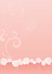 Stylish floral background