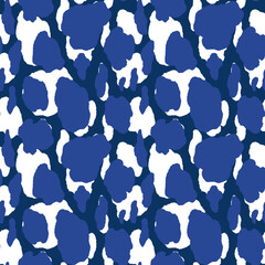 Abstract modern leopard seamless pattern. Animals trendy background. Color decorative vector stock illustration for print, card, postcard, fabric, textile. Modern ornament of stylized skin