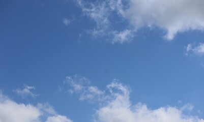 blue sky with clouds