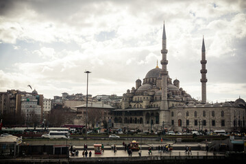 Fototapeta na wymiar Yeni Cami Moschee in Istanbul, Türkei