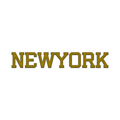 New York Embroidery Design