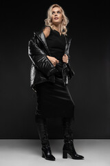 fancy girl with big clothes