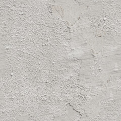 Seamless white painted concrete wall texture. 4K