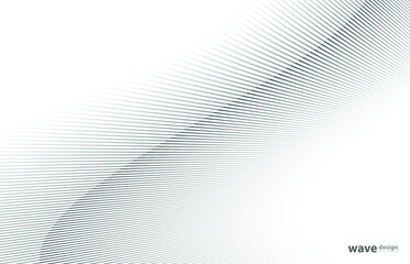 Abstract warped Diagonal Striped Background. Vector curved twisted slanting, waved lines texture. Brand new style for your business design.