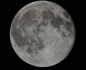 An incredible closeup picture of the moon