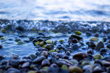 pebbles by the sea