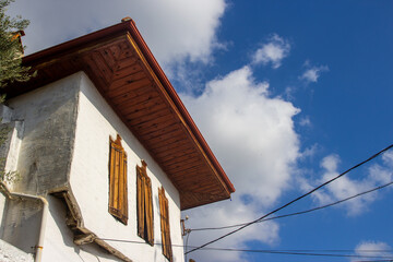 Historical Mugla houses in Turkey