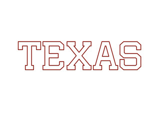 Texas Embroidery Design